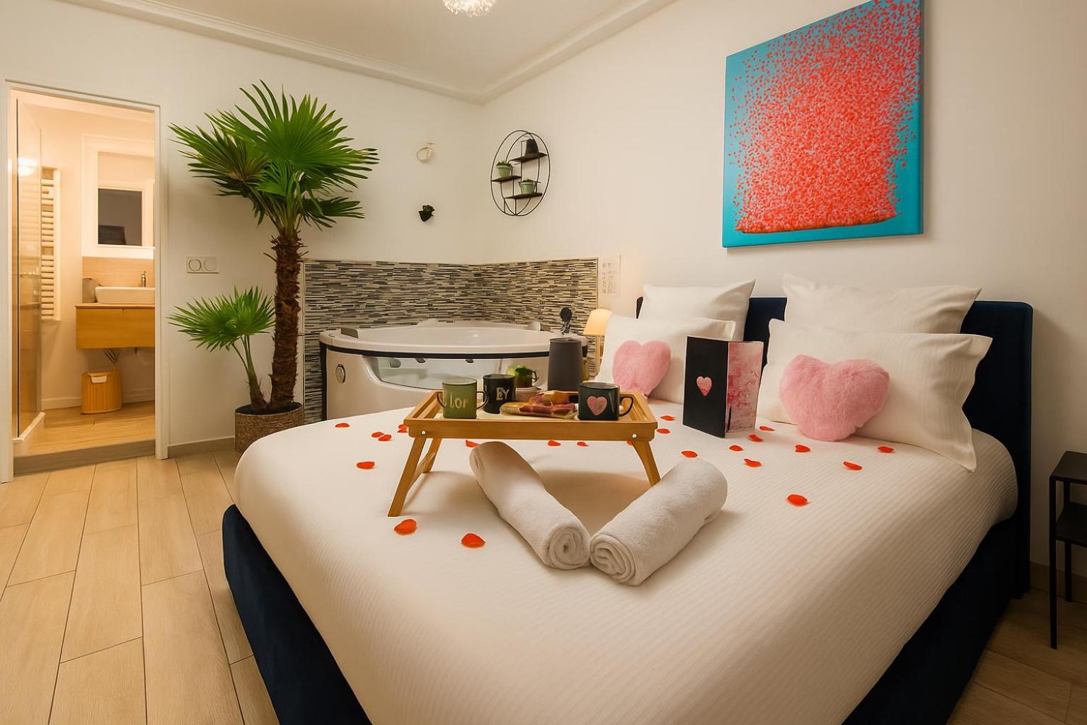 L'Escale Balneo'Romantique - Loveroom - Jacuzzi & Petit Dejeuner Villiers-sur-Marne Exterior foto